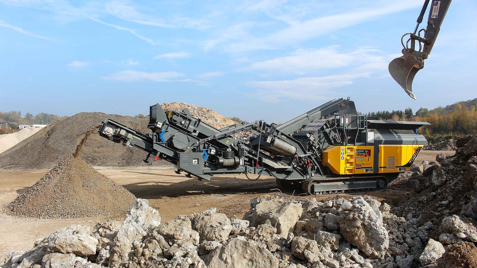 On-site concrete crushing in South-East Queensland