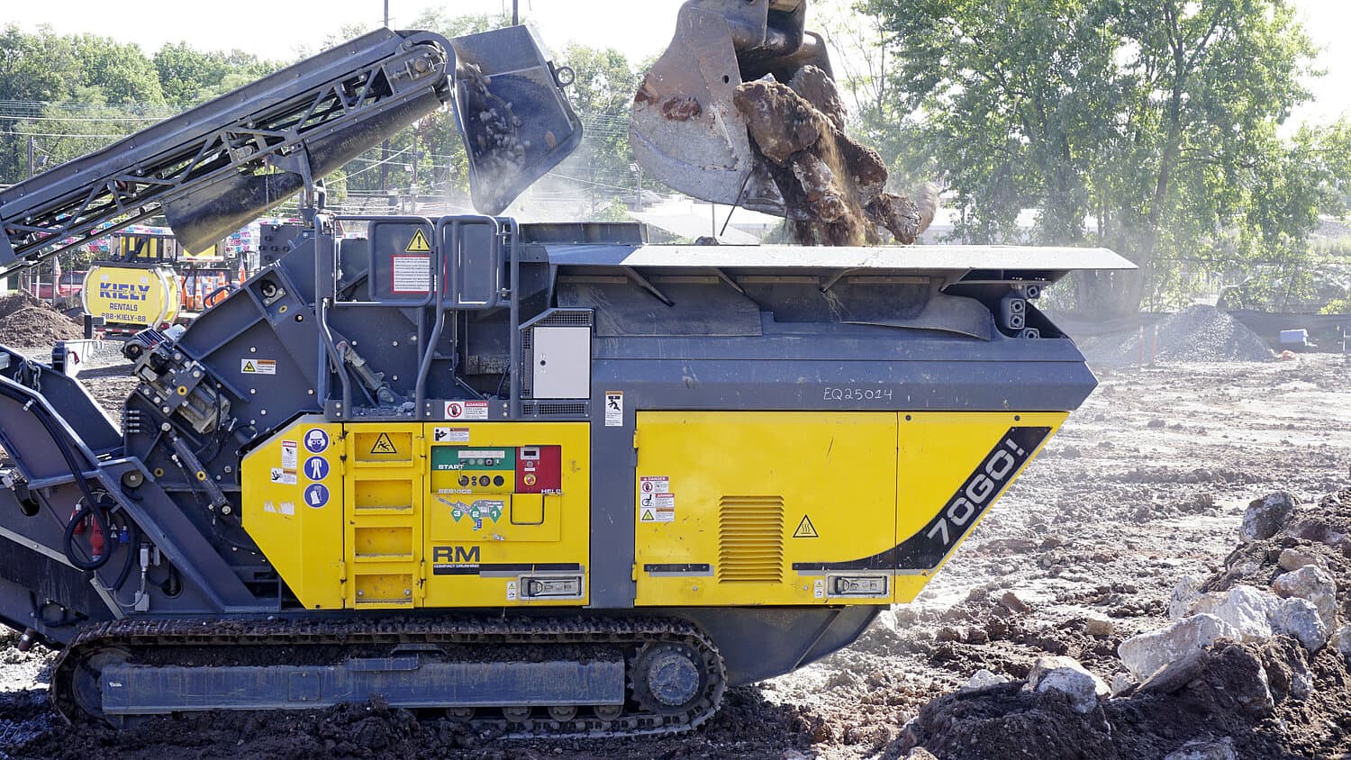 Concrete recycled by Recycling King