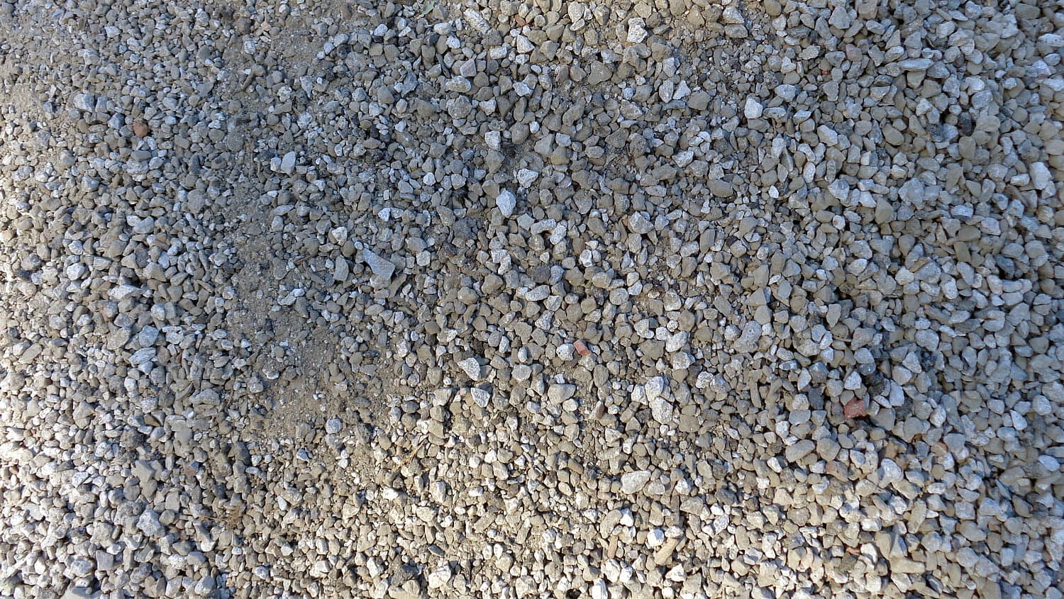 Crushed concrete road base produced on site